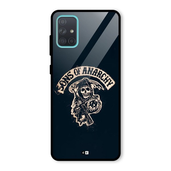 Sons Of Anarchy Glass Back Case for Galaxy A71