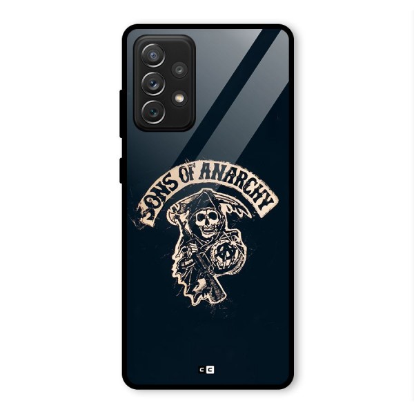 Sons Of Anarchy Glass Back Case for Galaxy A72