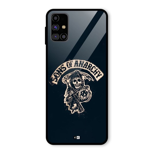 Sons Of Anarchy Glass Back Case for Galaxy M31s