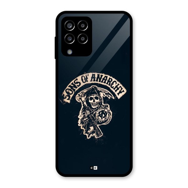 Sons Of Anarchy Glass Back Case for Galaxy M33