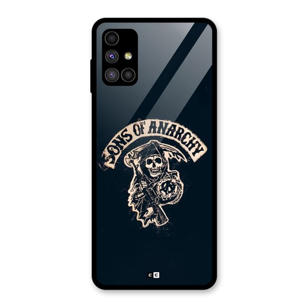 Sons Of Anarchy Glass Back Case for Galaxy M51