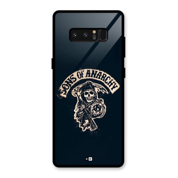 Sons Of Anarchy Glass Back Case for Galaxy Note 8