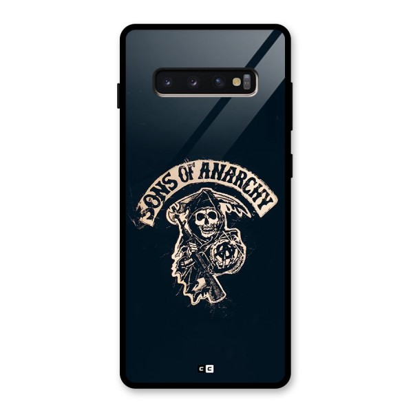 Sons Of Anarchy Glass Back Case for Galaxy S10 Plus