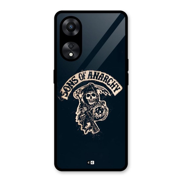 Sons Of Anarchy Glass Back Case for Oppo A78