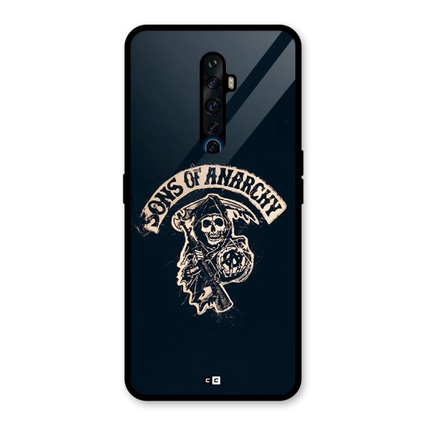 Sons Of Anarchy Glass Back Case for Oppo Reno2 F