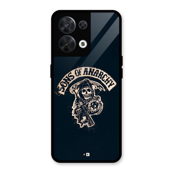 Sons Of Anarchy Glass Back Case for Oppo Reno8 5G