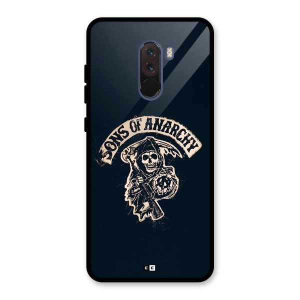 Sons Of Anarchy Glass Back Case for Poco F1