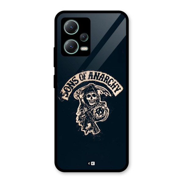 Sons Of Anarchy Glass Back Case for Poco X5