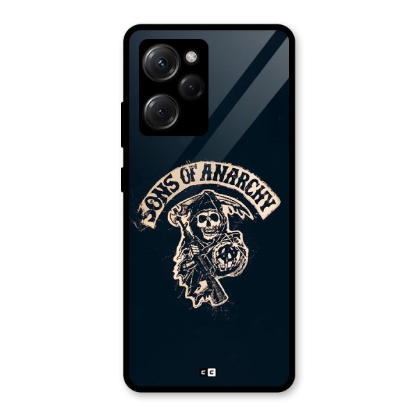 Sons Of Anarchy Glass Back Case for Poco X5 Pro