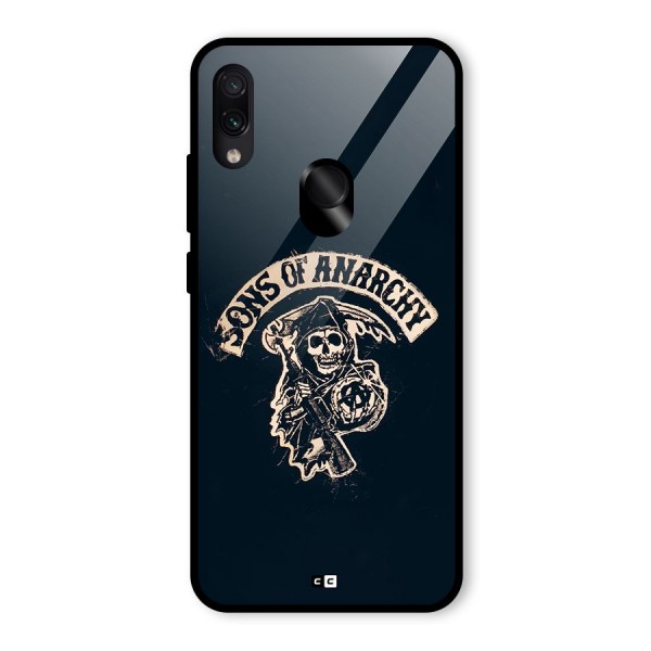 Sons Of Anarchy Glass Back Case for Redmi Note 7