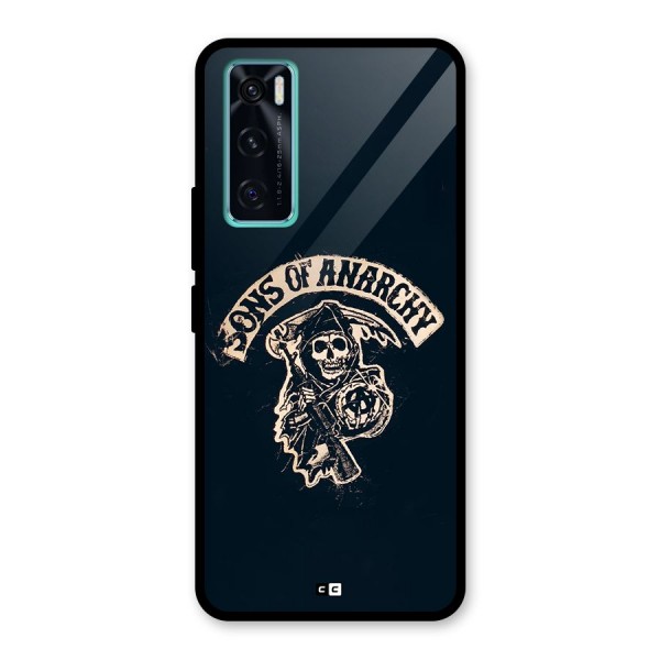 Sons Of Anarchy Glass Back Case for Vivo V20 SE