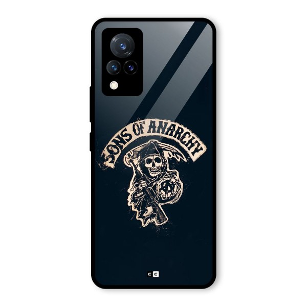 Sons Of Anarchy Glass Back Case for Vivo V21 5G