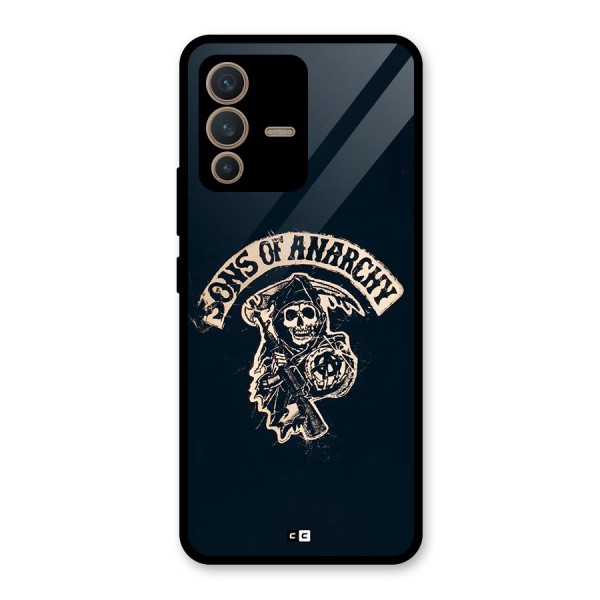 Sons Of Anarchy Glass Back Case for Vivo V23 5G