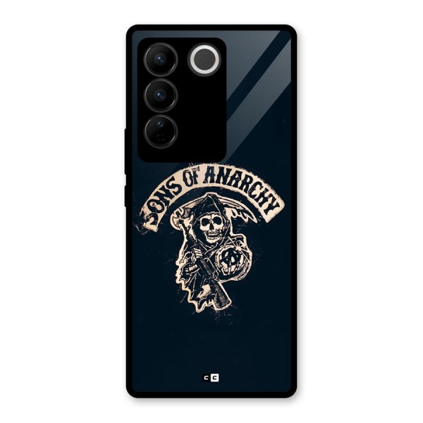 Sons Of Anarchy Glass Back Case for Vivo V27 Pro