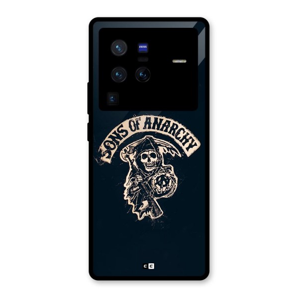 Sons Of Anarchy Glass Back Case for Vivo X80 Pro