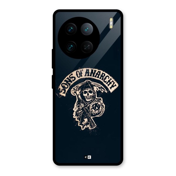 Sons Of Anarchy Glass Back Case for Vivo X90 Pro