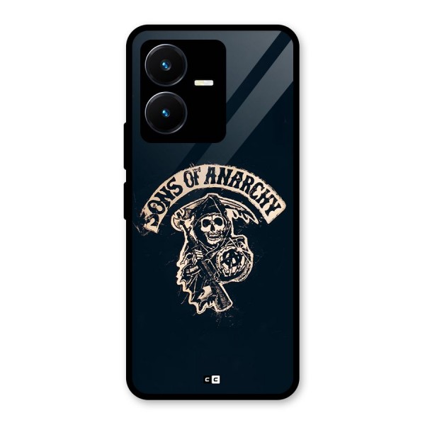 Sons Of Anarchy Glass Back Case for Vivo Y22