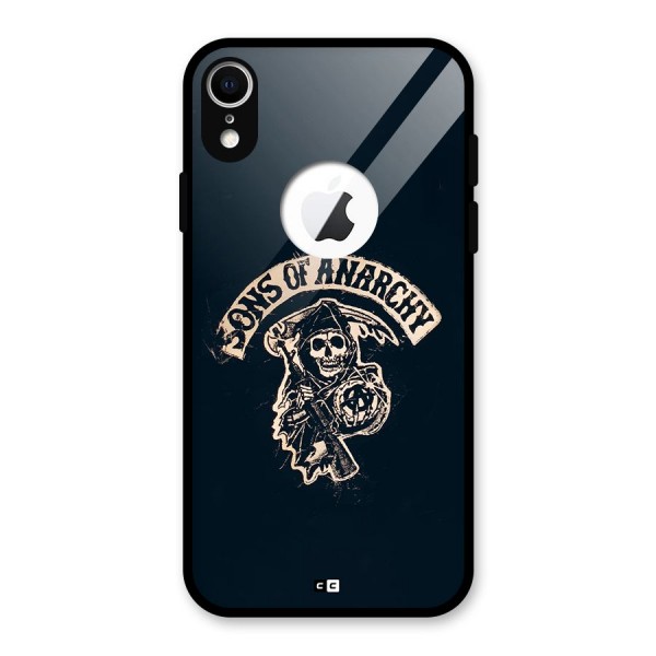 Sons Of Anarchy Glass Back Case for iPhone XR Logo Cut