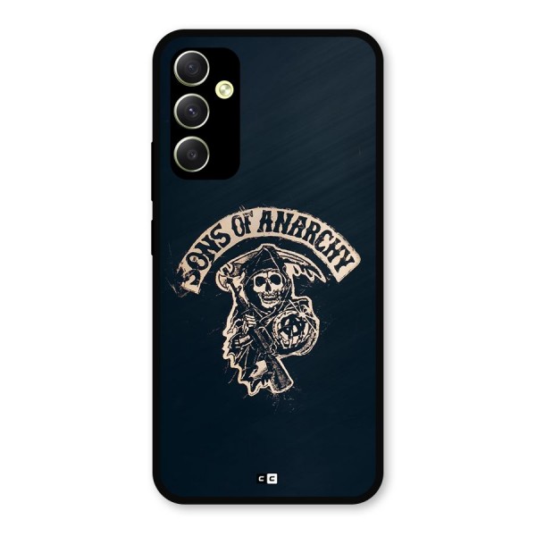 Sons Of Anarchy Metal Back Case for Galaxy A34