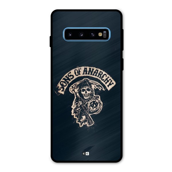 Sons Of Anarchy Metal Back Case for Galaxy S10