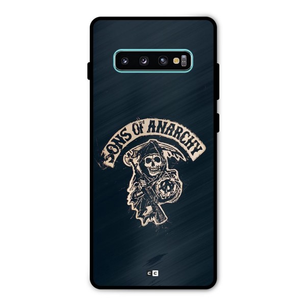 Sons Of Anarchy Metal Back Case for Galaxy S10 Plus