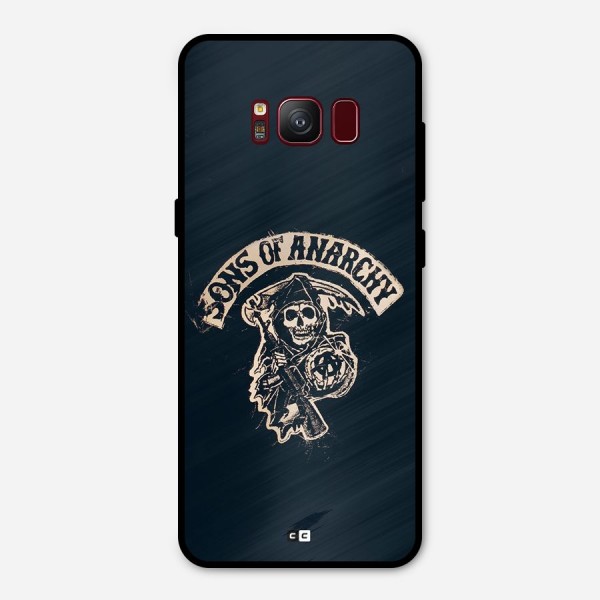 Sons Of Anarchy Metal Back Case for Galaxy S8