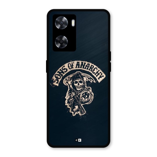 Sons Of Anarchy Metal Back Case for Oppo A77s