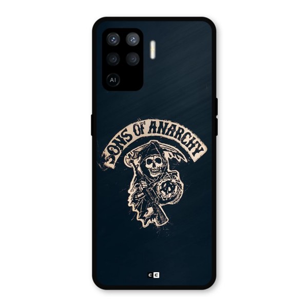 Sons Of Anarchy Metal Back Case for Oppo F19 Pro