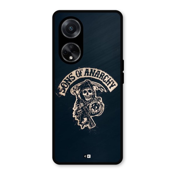 Sons Of Anarchy Metal Back Case for Oppo F23