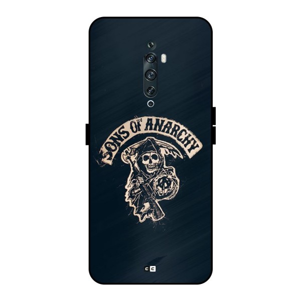 Sons Of Anarchy Metal Back Case for Oppo Reno2 F