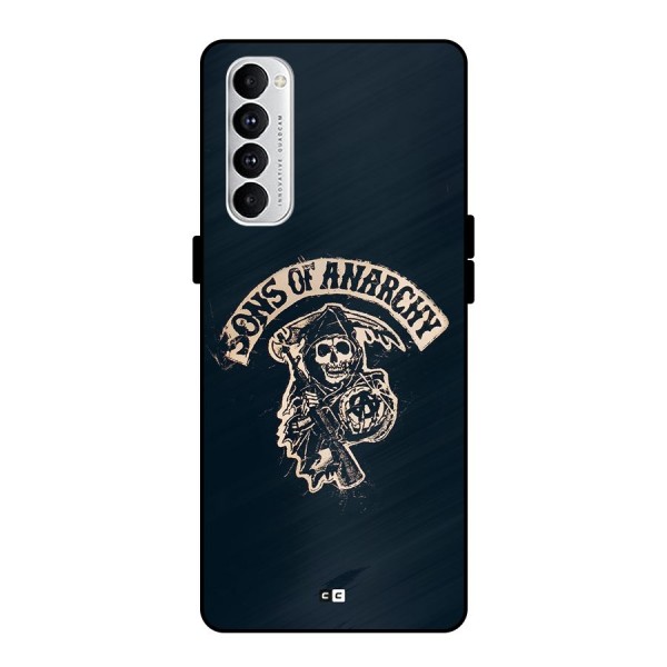 Sons Of Anarchy Metal Back Case for Oppo Reno4 Pro