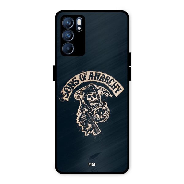 Sons Of Anarchy Metal Back Case for Oppo Reno6 5G