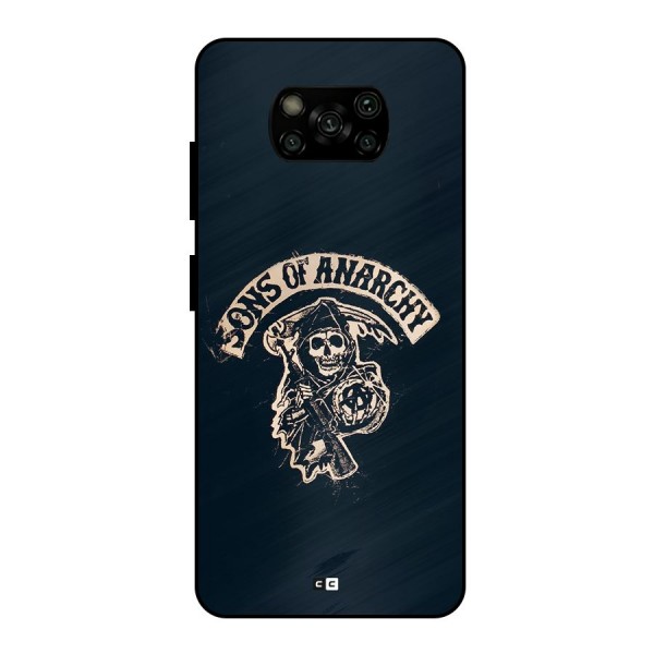 Sons Of Anarchy Metal Back Case for Poco X3