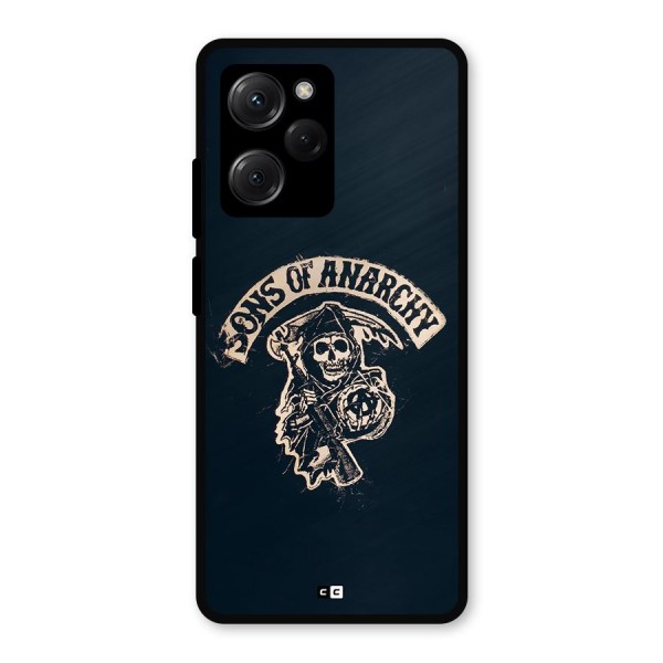 Sons Of Anarchy Metal Back Case for Poco X5 Pro