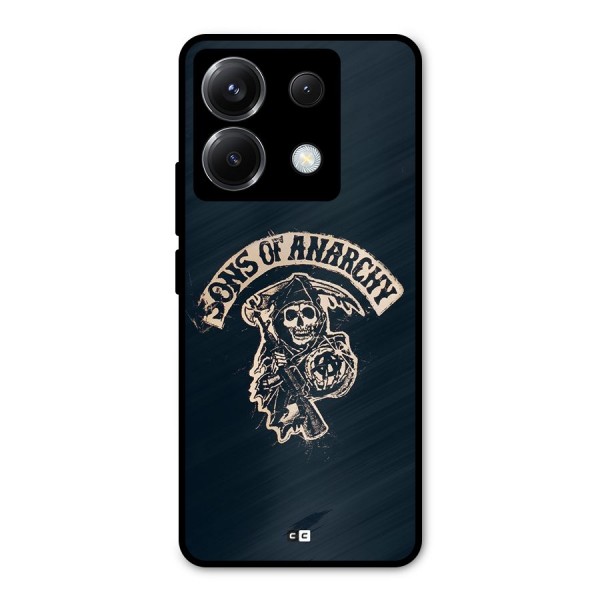 Sons Of Anarchy Metal Back Case for Poco X6