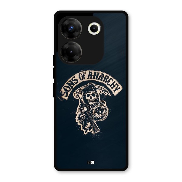 Sons Of Anarchy Metal Back Case for Tecno Camon 20