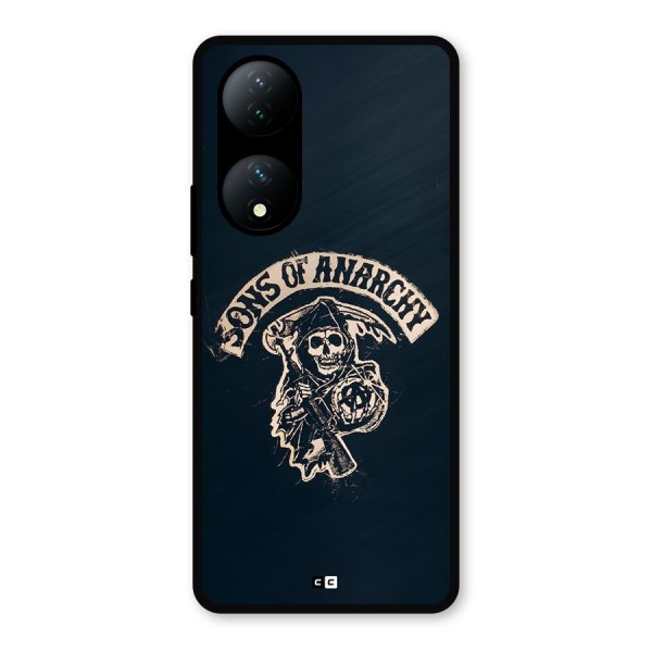 Sons Of Anarchy Metal Back Case for Vivo T2