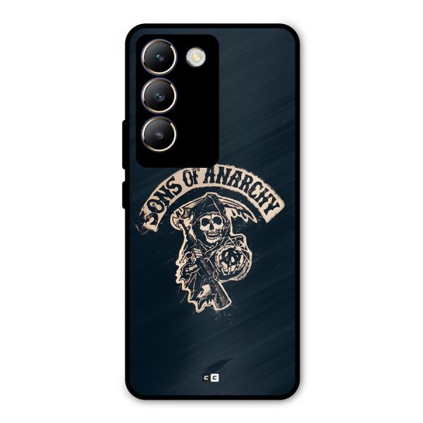 Sons Of Anarchy Metal Back Case for Vivo T3 5G