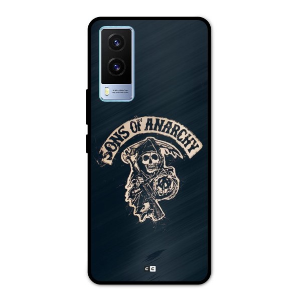 Sons Of Anarchy Metal Back Case for Vivo V21e 5G