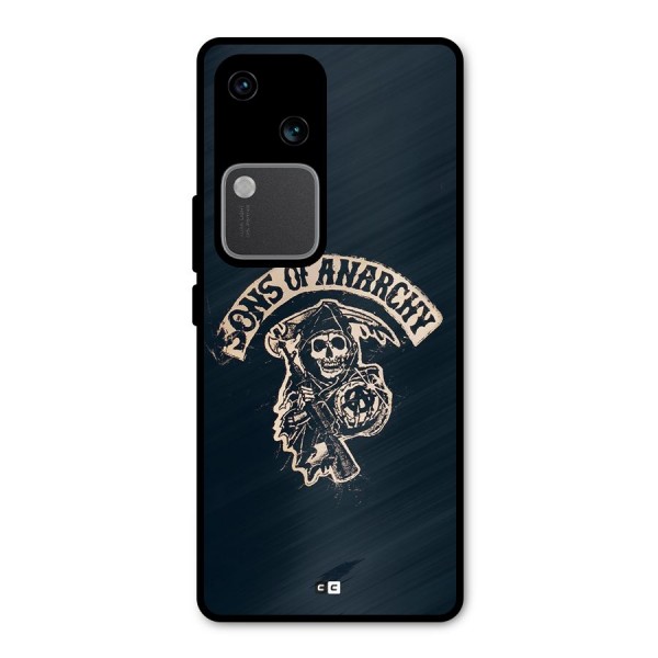 Sons Of Anarchy Metal Back Case for Vivo V30