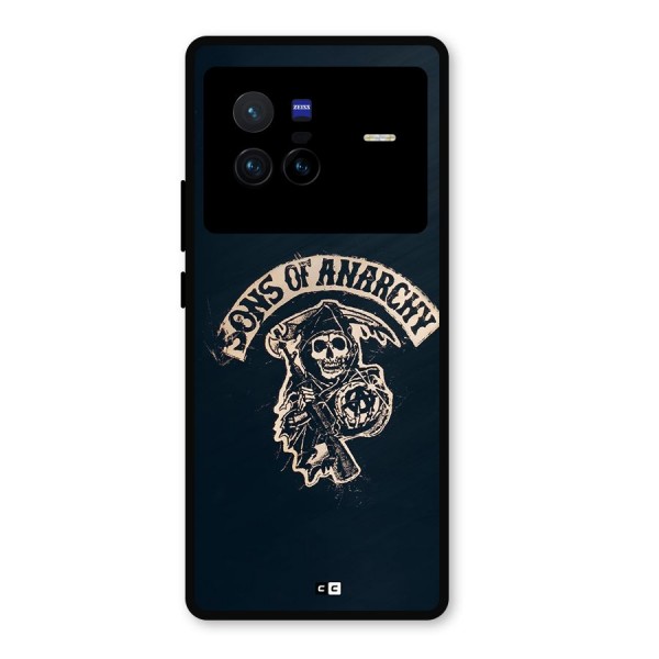 Sons Of Anarchy Metal Back Case for Vivo X80