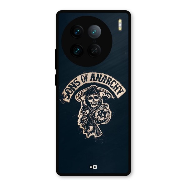 Sons Of Anarchy Metal Back Case for Vivo X90 Pro