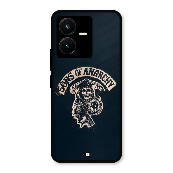 Sons Of Anarchy Metal Back Case for Vivo Y22