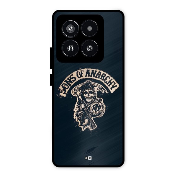 Sons Of Anarchy Metal Back Case for Xiaomi 14 Pro