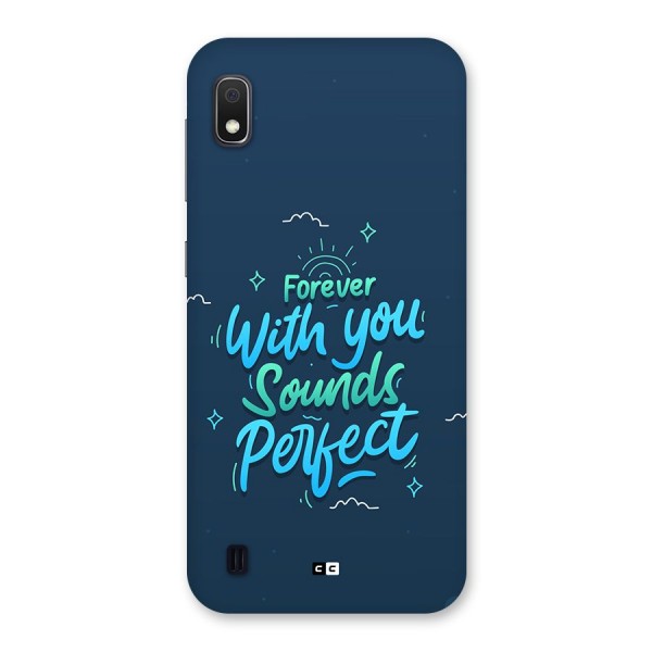 Sounds Perfect Back Case for Galaxy A10