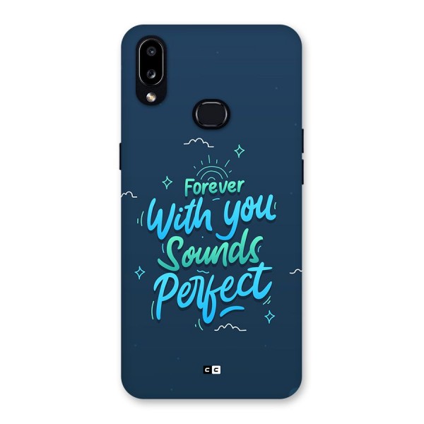 Sounds Perfect Back Case for Galaxy A10s