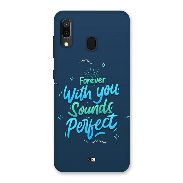 Sounds Perfect Back Case for Galaxy A30