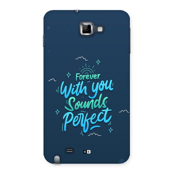 Sounds Perfect Back Case for Galaxy Note