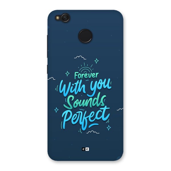 Sounds Perfect Back Case for Redmi 4