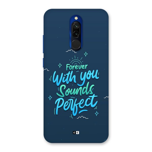 Sounds Perfect Back Case for Redmi 8